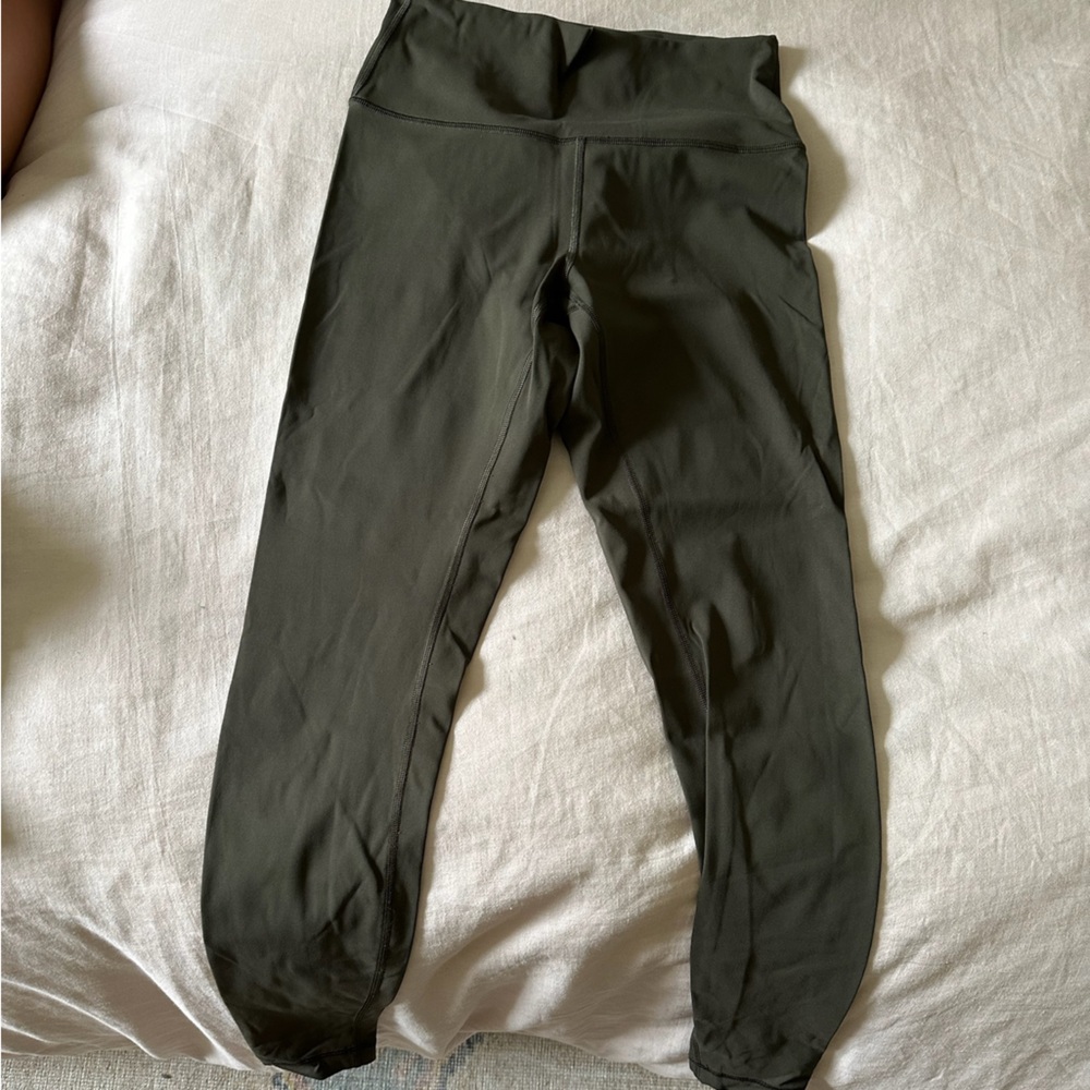 Green lulu lemon leggings wonder under